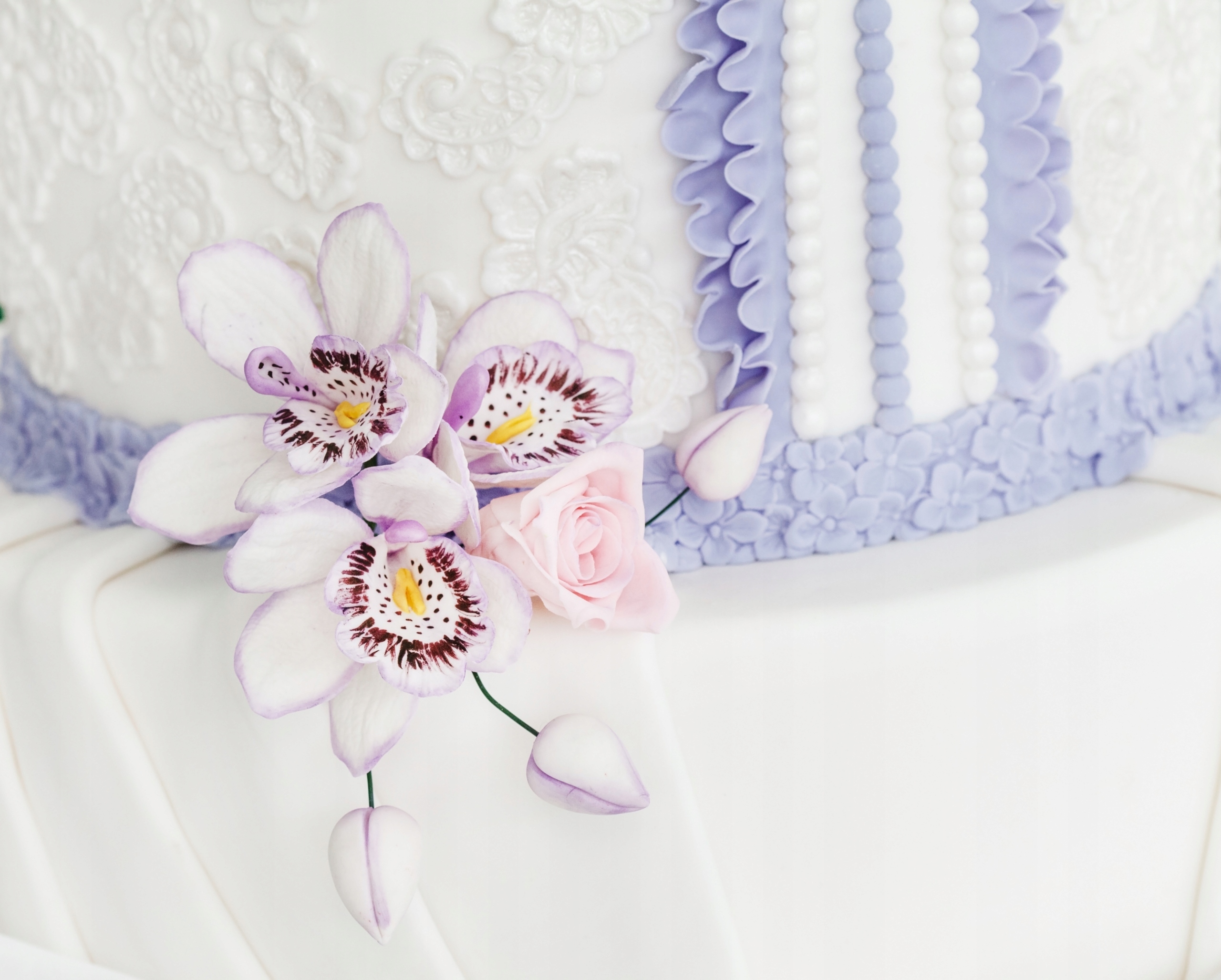 FOTOTAPETA kuchenna KWIATY TORT OZDOBY 360x240