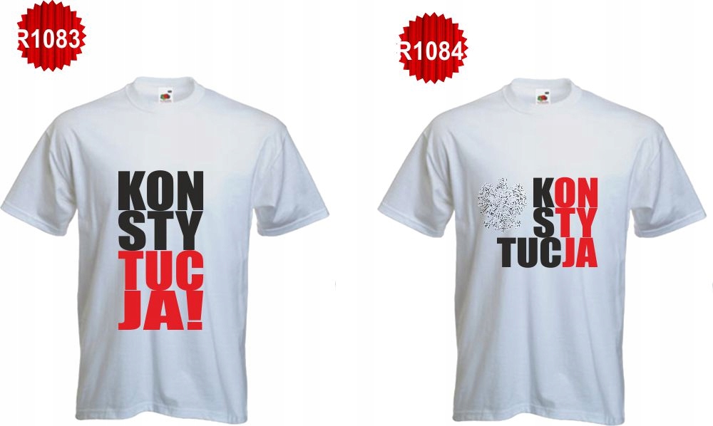 KOSZULKA z nadrukiem KONSTYTUCJA protest twój druk
