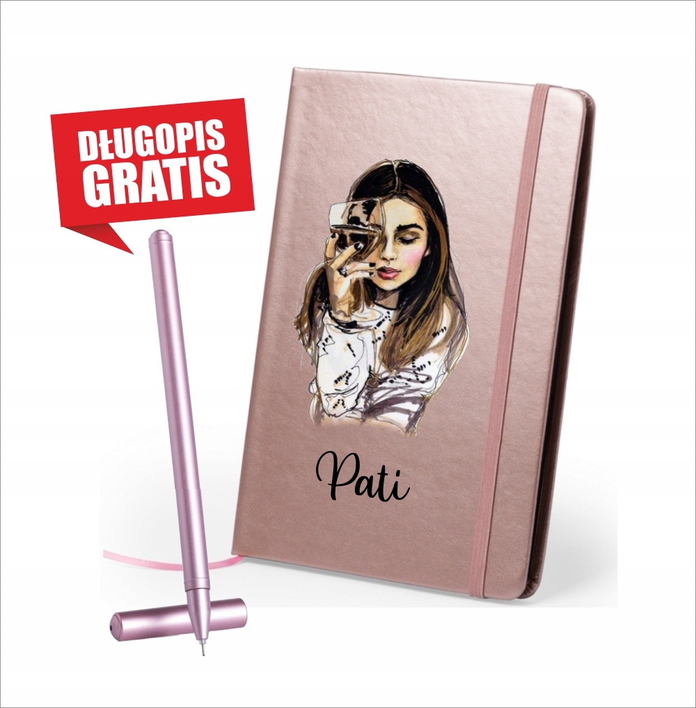 Notes metaliczny UV gift dla TATY długopis GRATIS