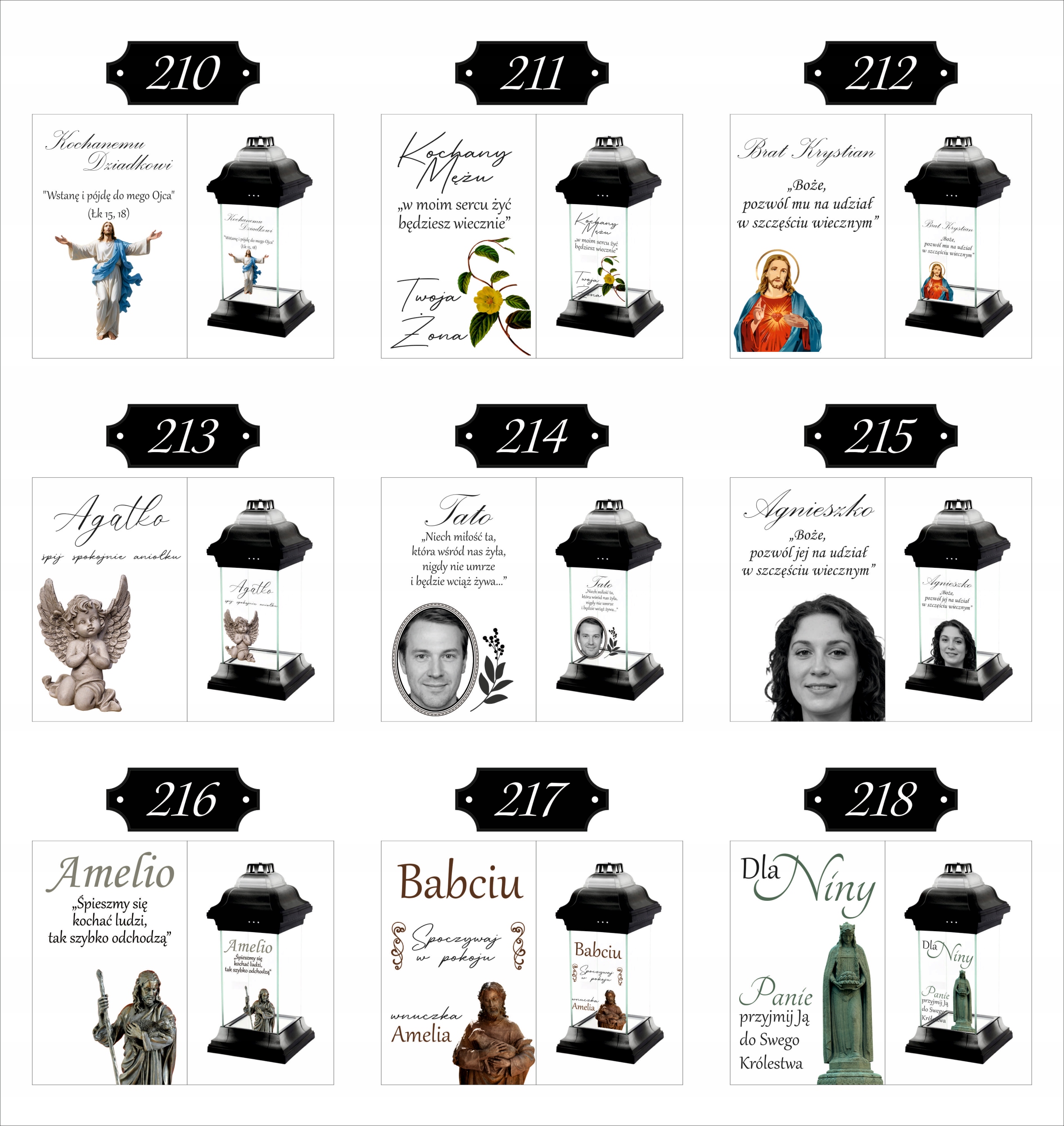 Personalizowany ZNICZ SREBRNY wszystkich świętych DLA TATY OJCA twój napis