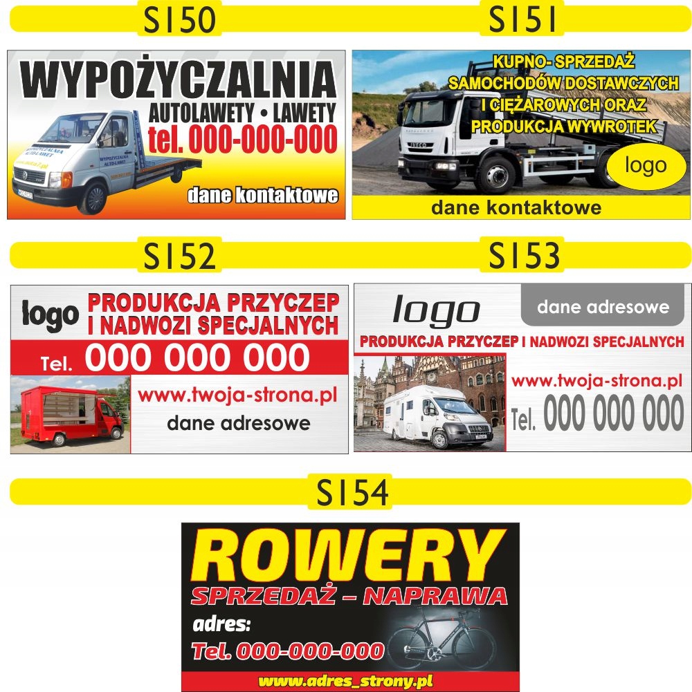 Reklama Naklejka na samochód WULKANIZACJA