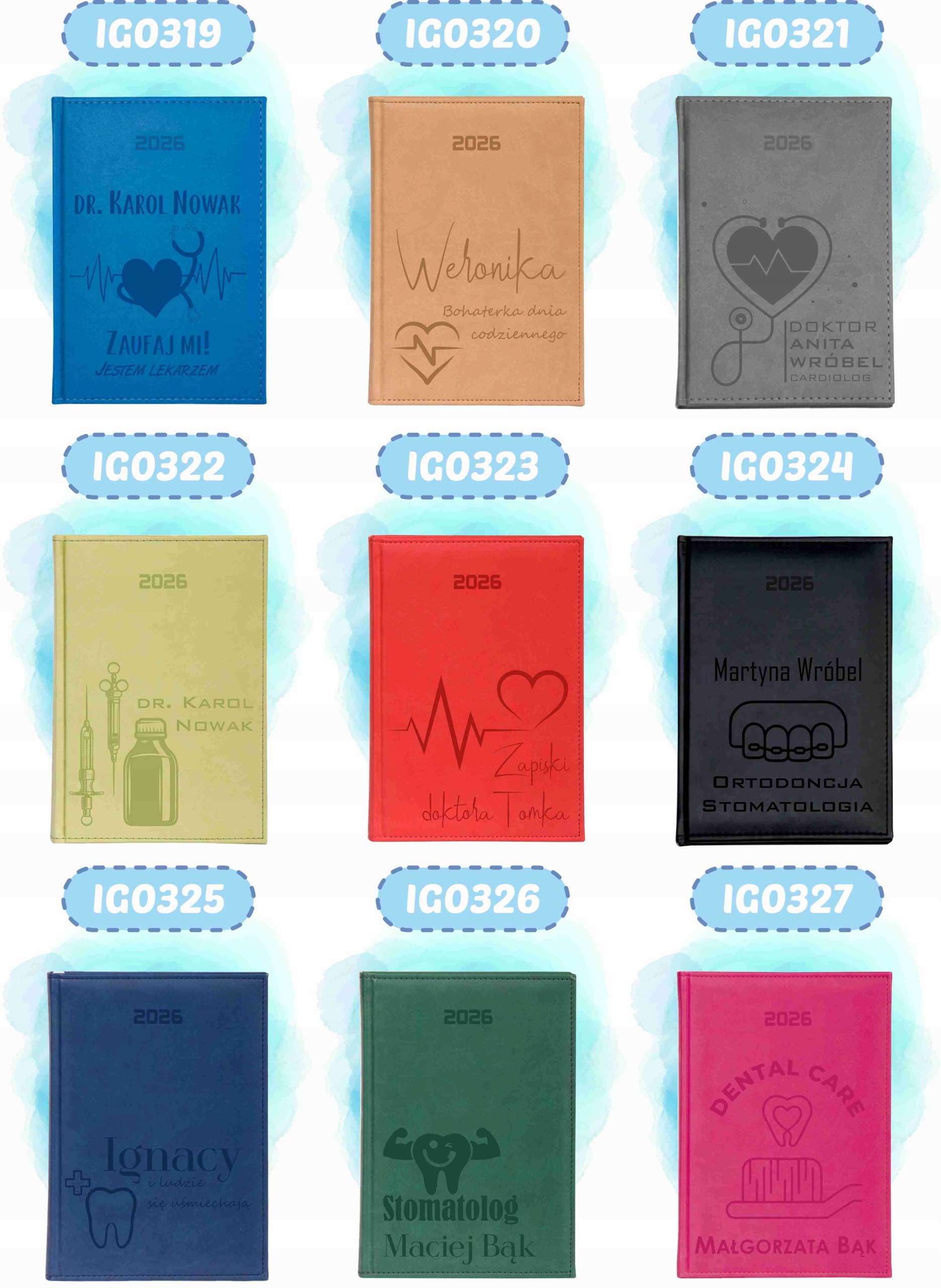 KALENDARZ A5 2026 dzienny książkowy z grawerem DLA HYDRAULIKA + IMIĘ