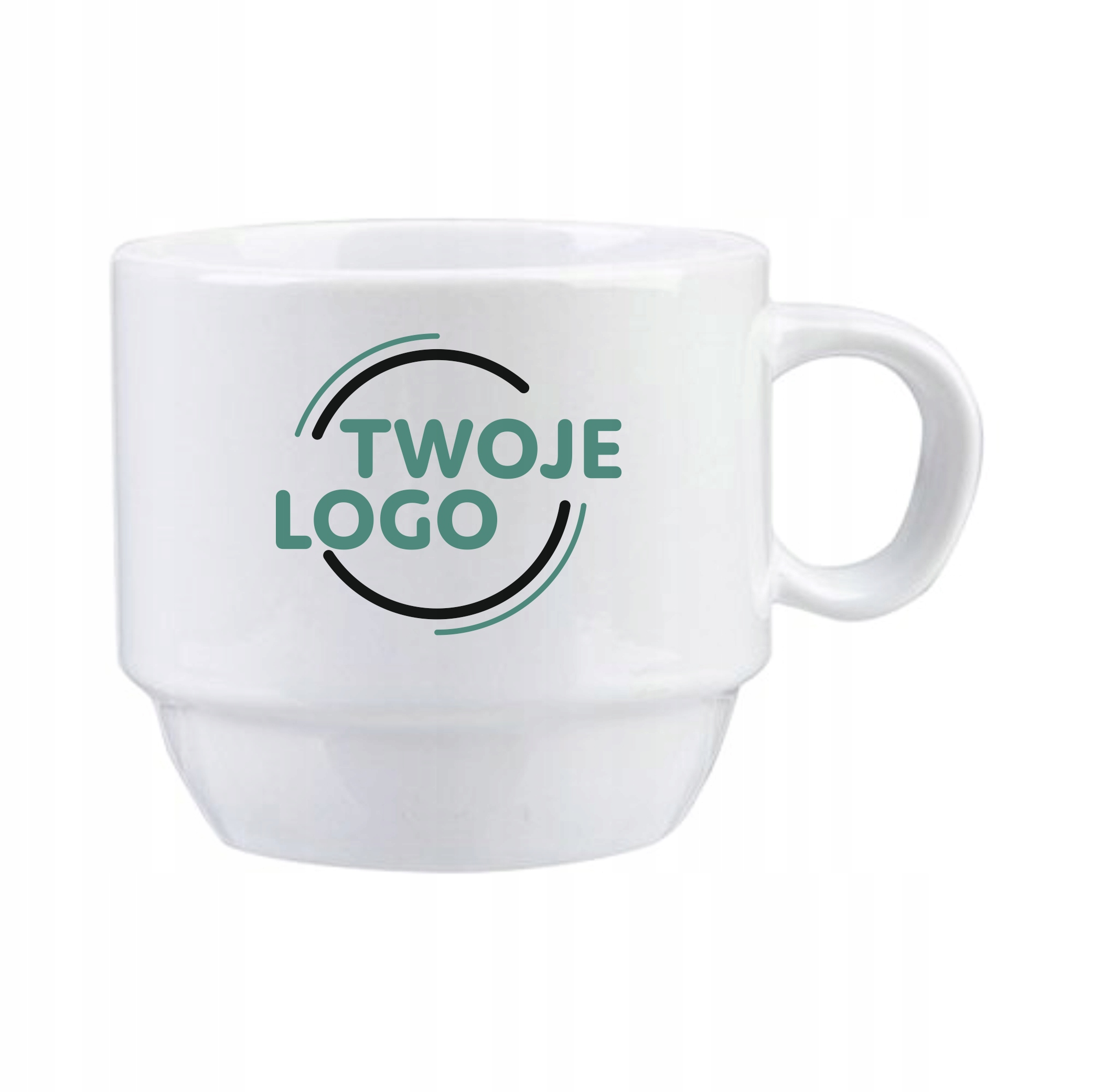 Filiżanka 170 ml z nadrukiem TWOJE LOGO NAPIS gadżet firmowy