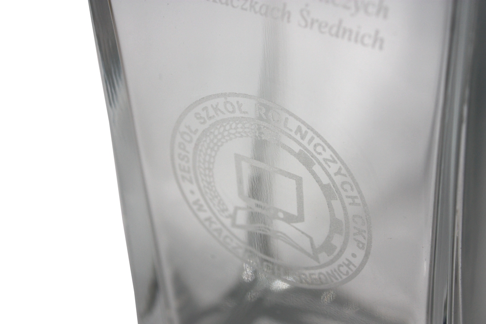 PATERA na ciasto z grawerem GRAWER SZKLANA