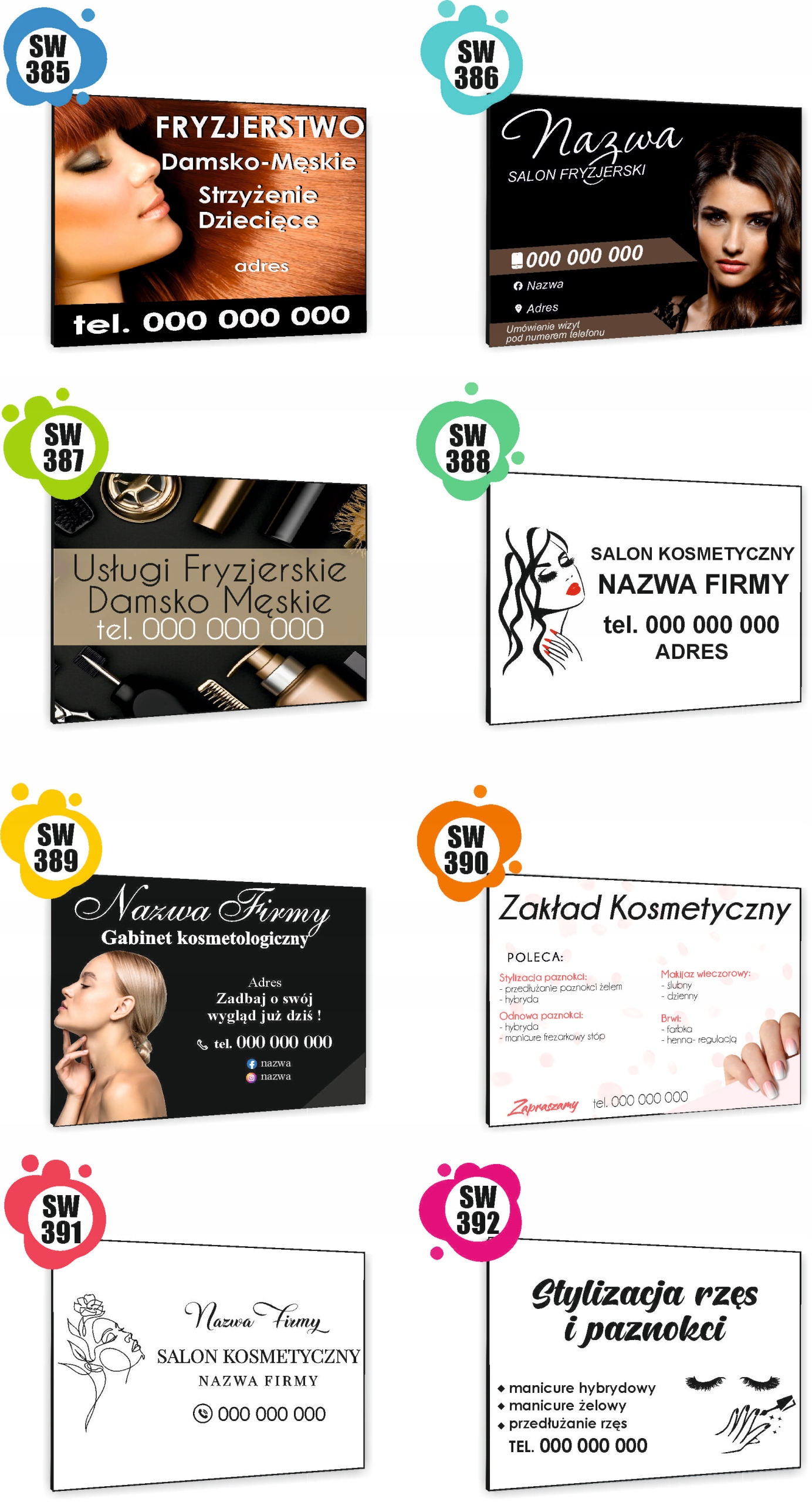 TABLICZKA REKLAMOWA szyld z dibondu nadruk 40x30 cm jaja wiejskie