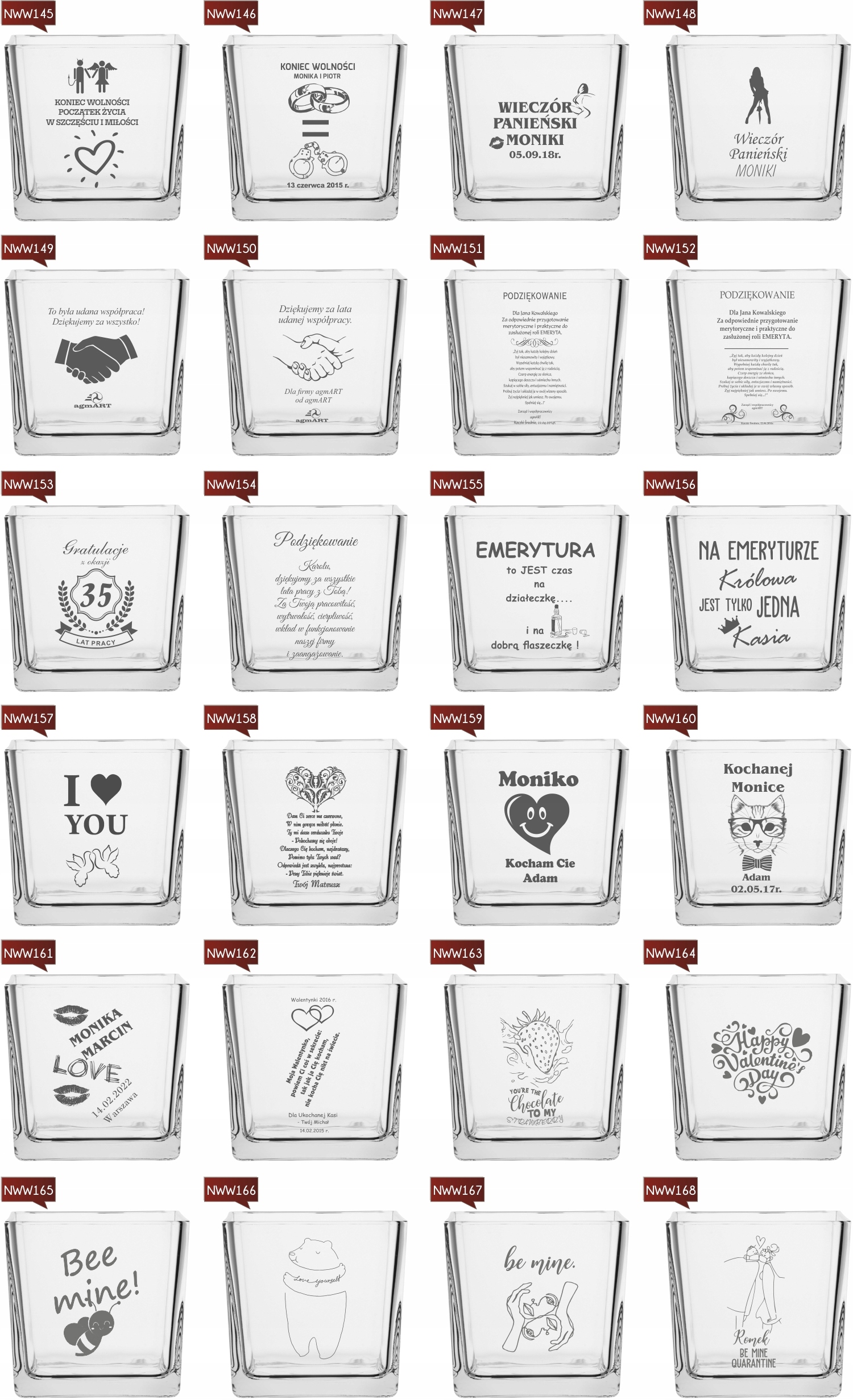 Wazon grawer PREZENT dla Nauczyciela Dzień