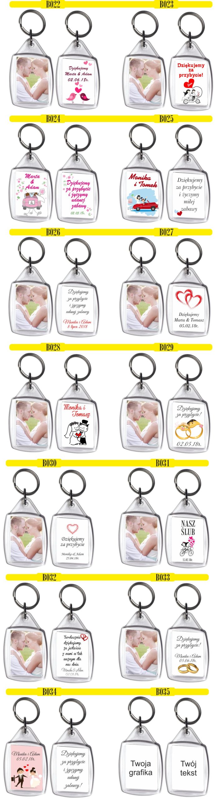 foto BRELOK do kluczy prezent dla babci dziadka