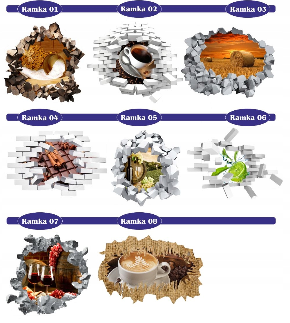 Naklejka samoprzylepna 3D efekt wschód słońca łąka