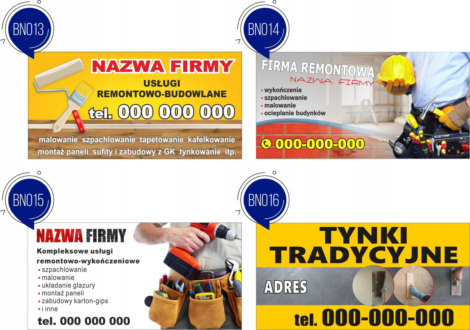 BANER blachy dachowe dekarstwo projekt 1x2m