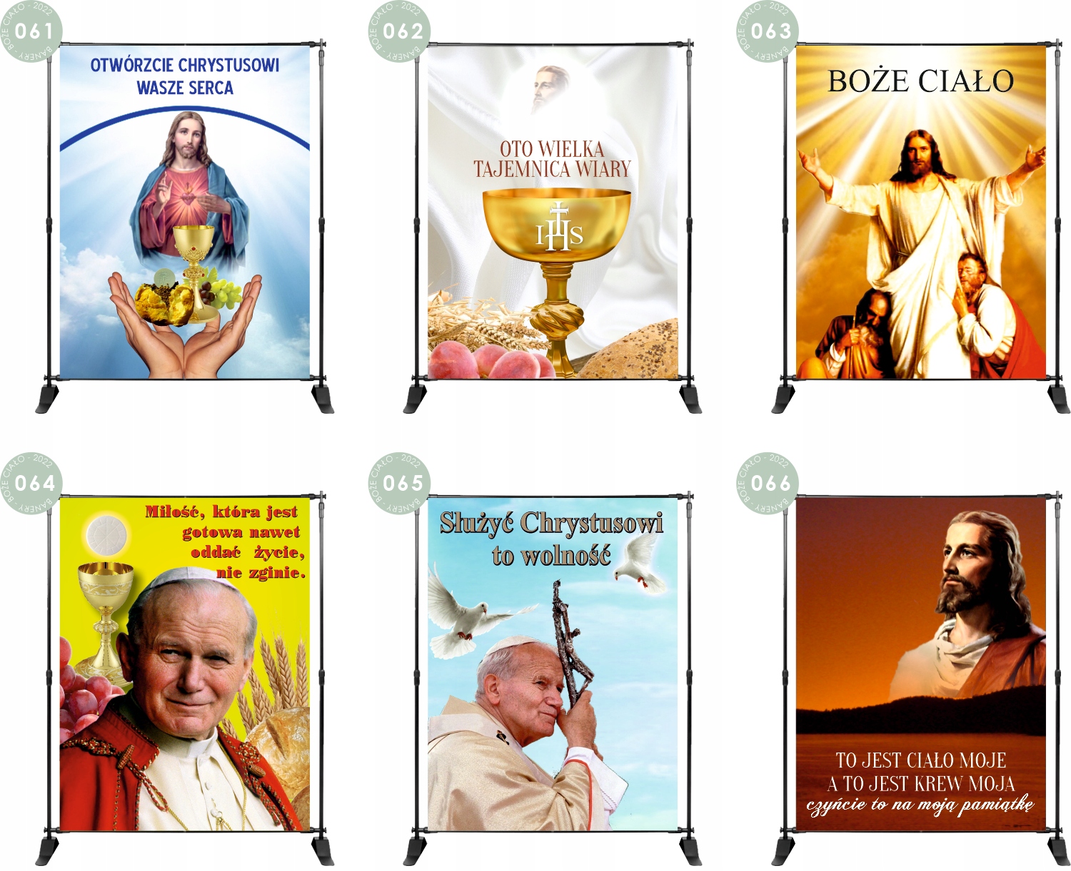 BANER NA BOŻE CIAŁO dekoracja OŁTARZA 200x150cm