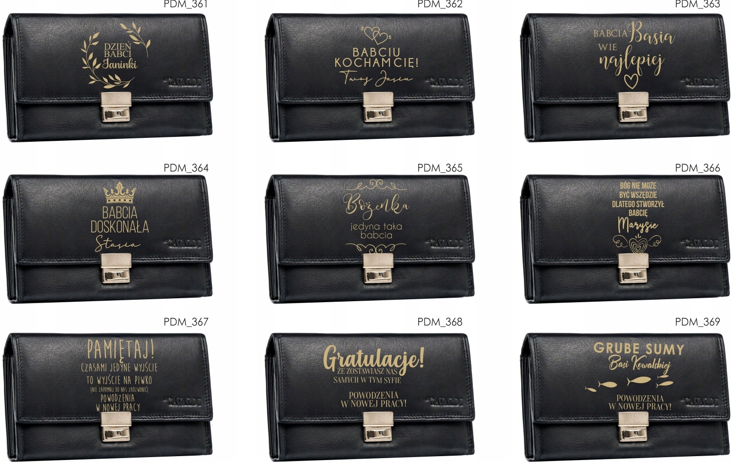 Eleganckie portfele GRAWER wzory na DZIEŃ KOBIET