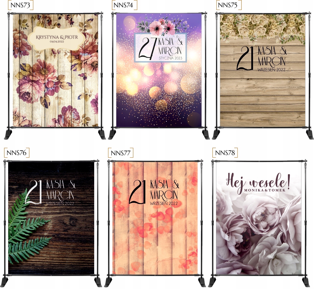 TŁO ścianka FOTO na urodziny 30stka własny napis