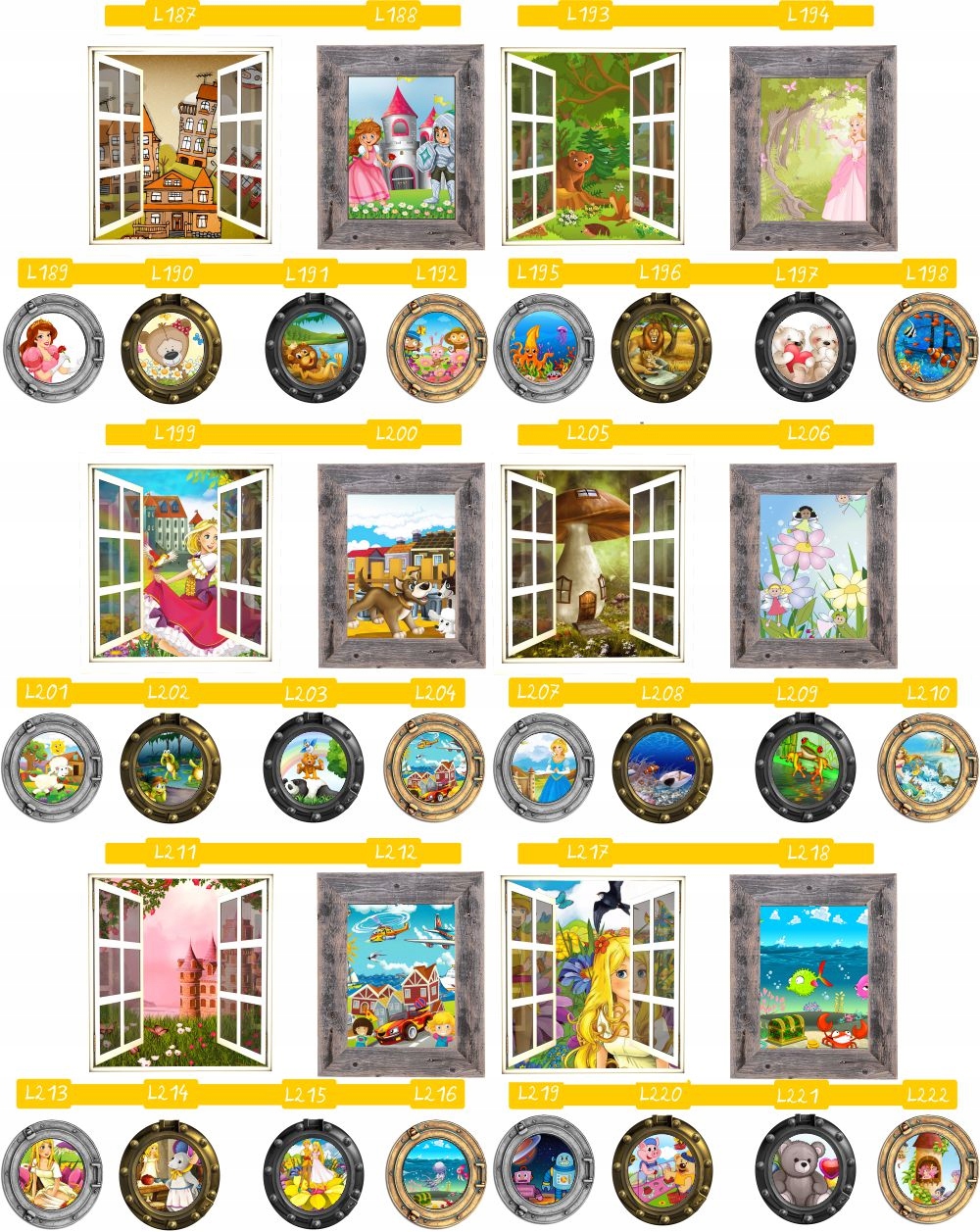 Naklejka samoprzylepna okno widoki duży wybór HIT!