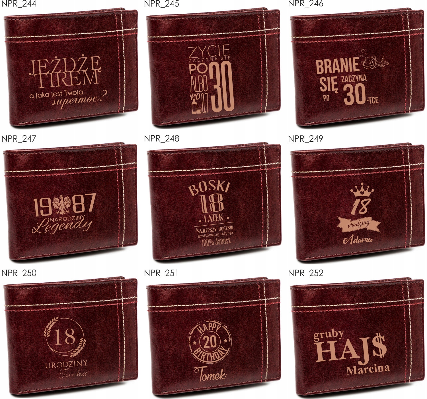 SUPER portfel grawer KIEROWCA prezent inne zawody