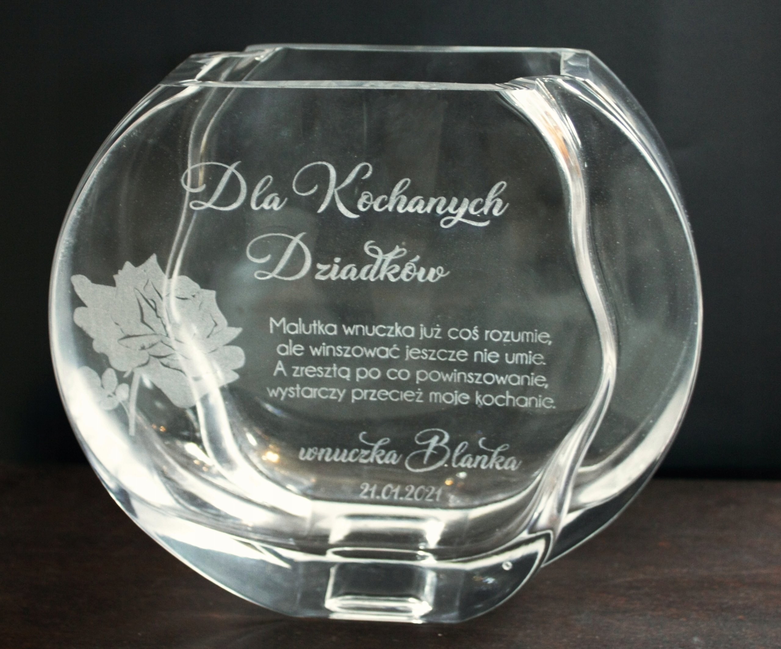 Szklanka do whisky PREZENT walentynki dka chłopaka