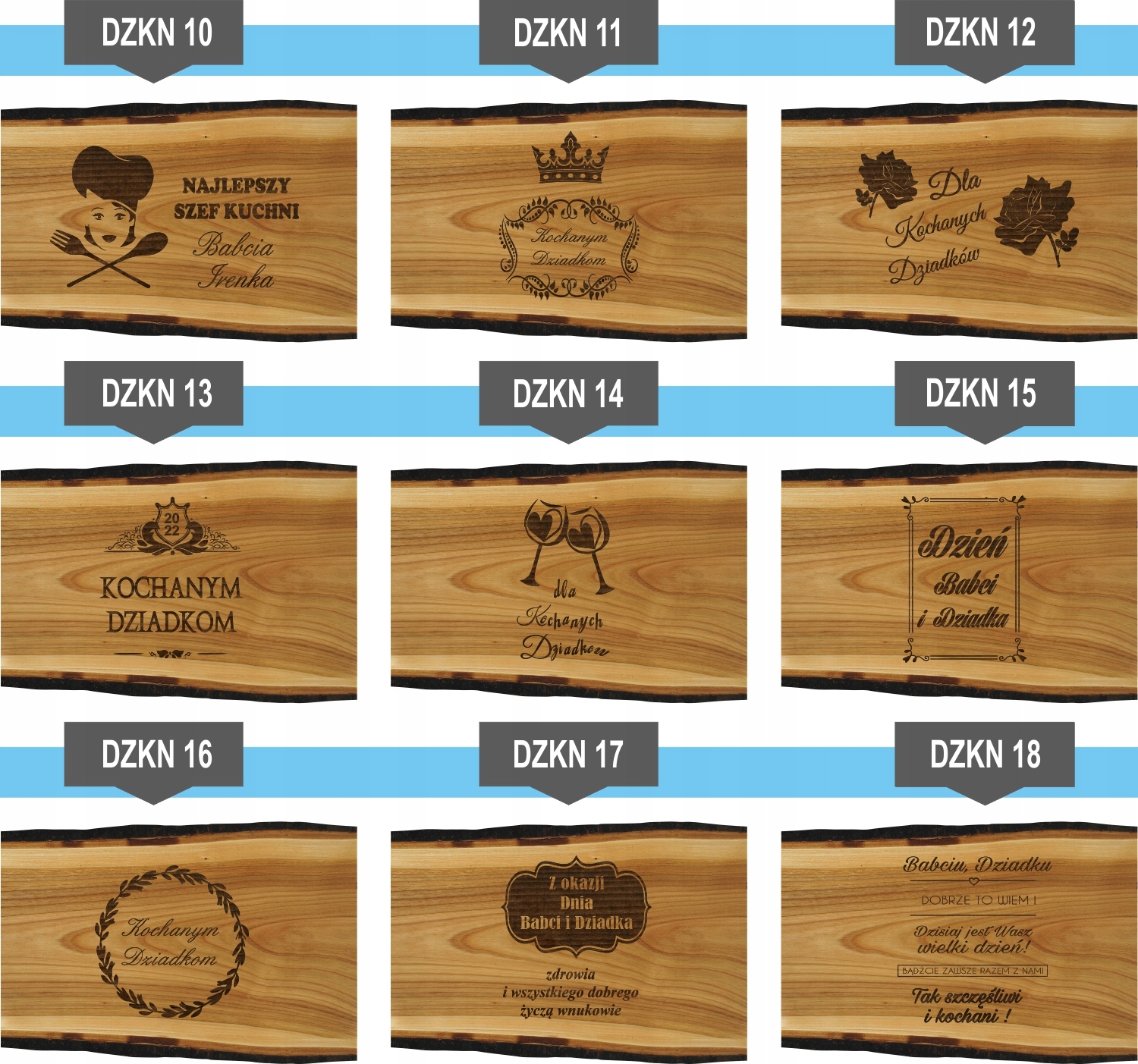 Deska grawer dla DZIADKA DZIADZI z imieniem GIFT