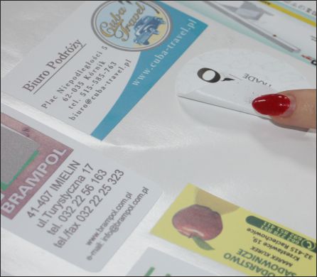 Naklejki reklamowe, etykiety, vlepki informacyjne