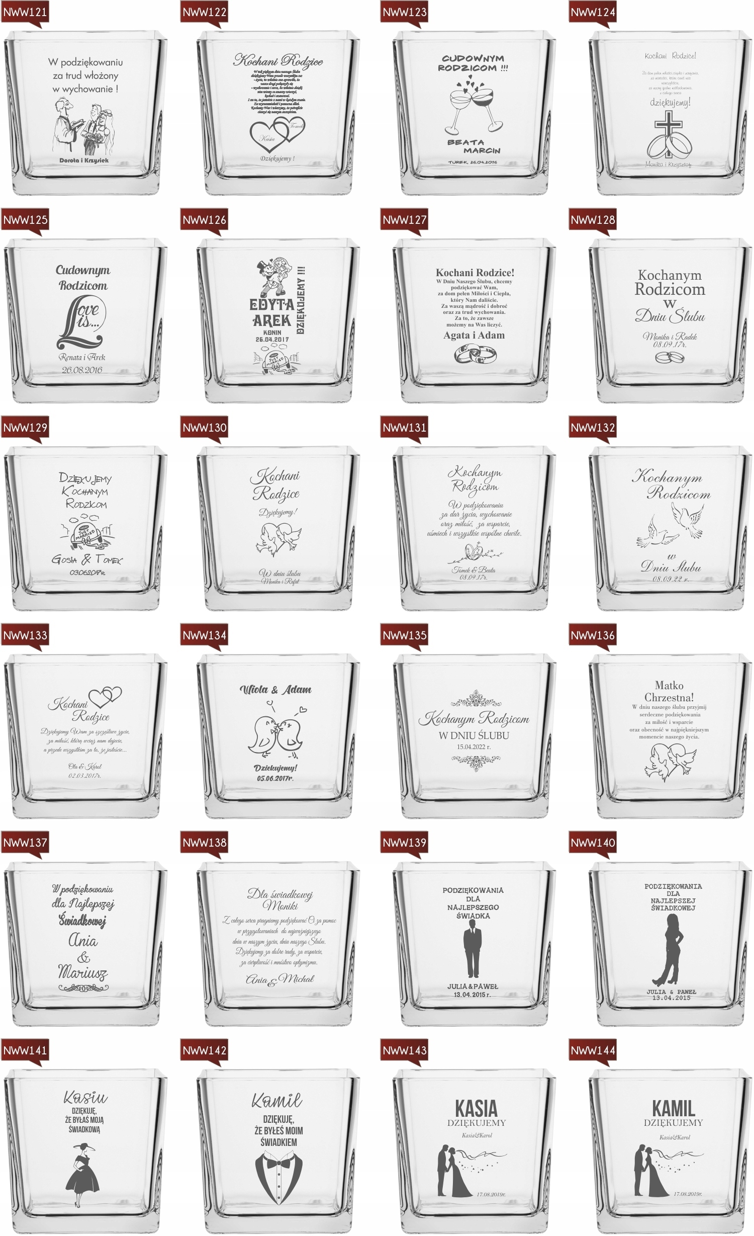 Wazon z grawerem PREZENT na roczek 1 urodziny