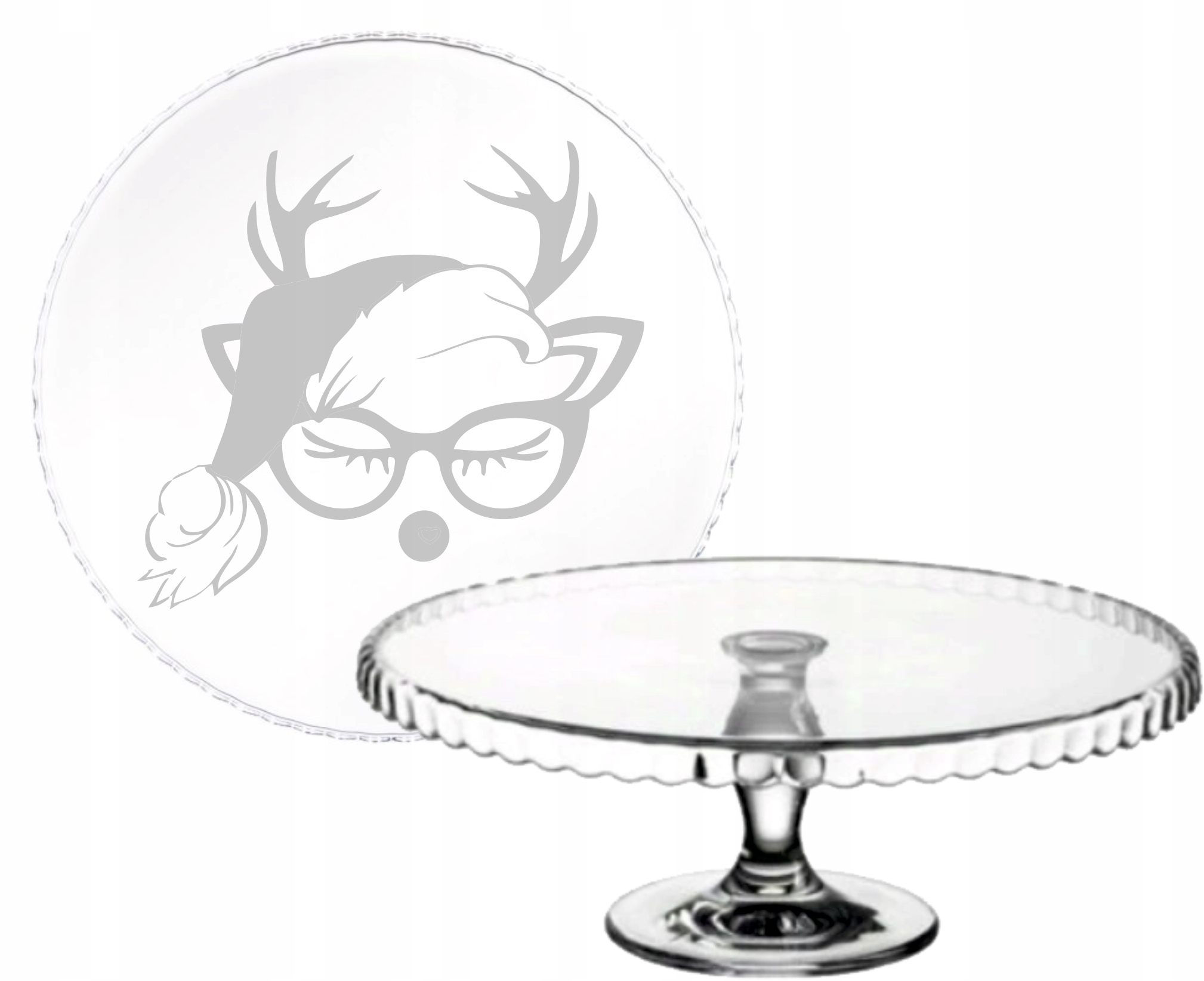 PATERA na ciasto z grawerem prezent na Święta