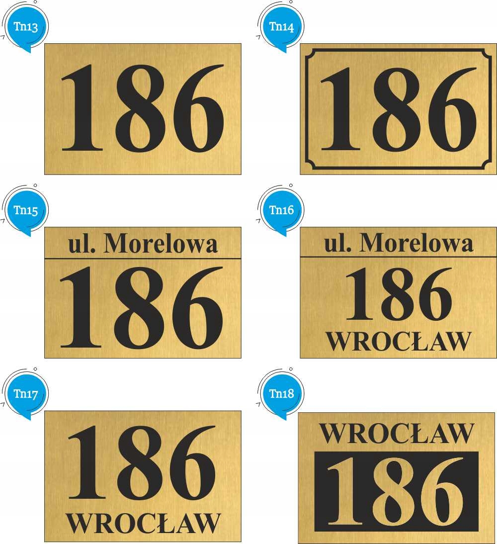 TABLICA Z NUMEREM DOMU TABLICZKA adresowa 30x20