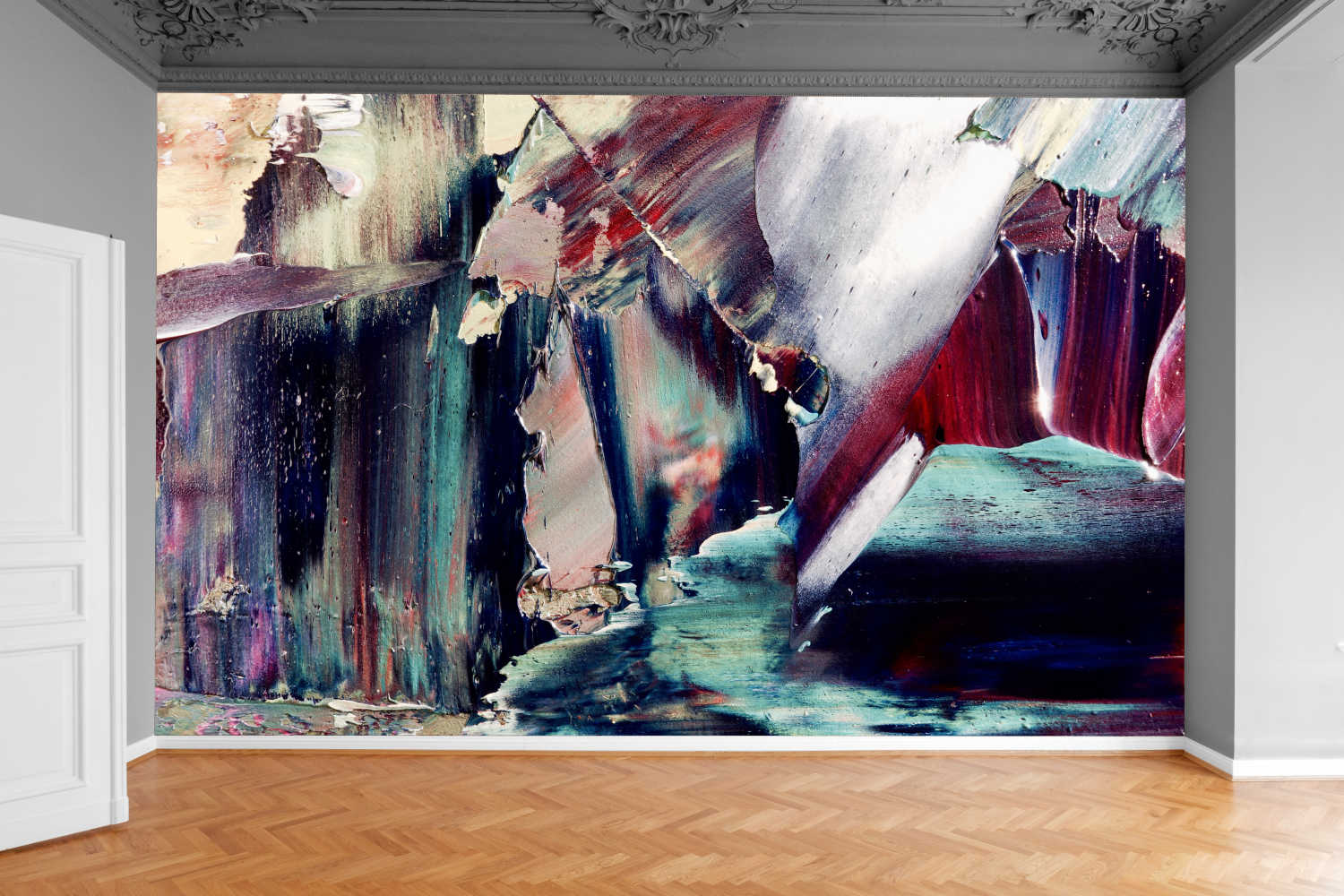 Fototapeta TEKSTURA KOLOROWA TYNK 3D 130x80