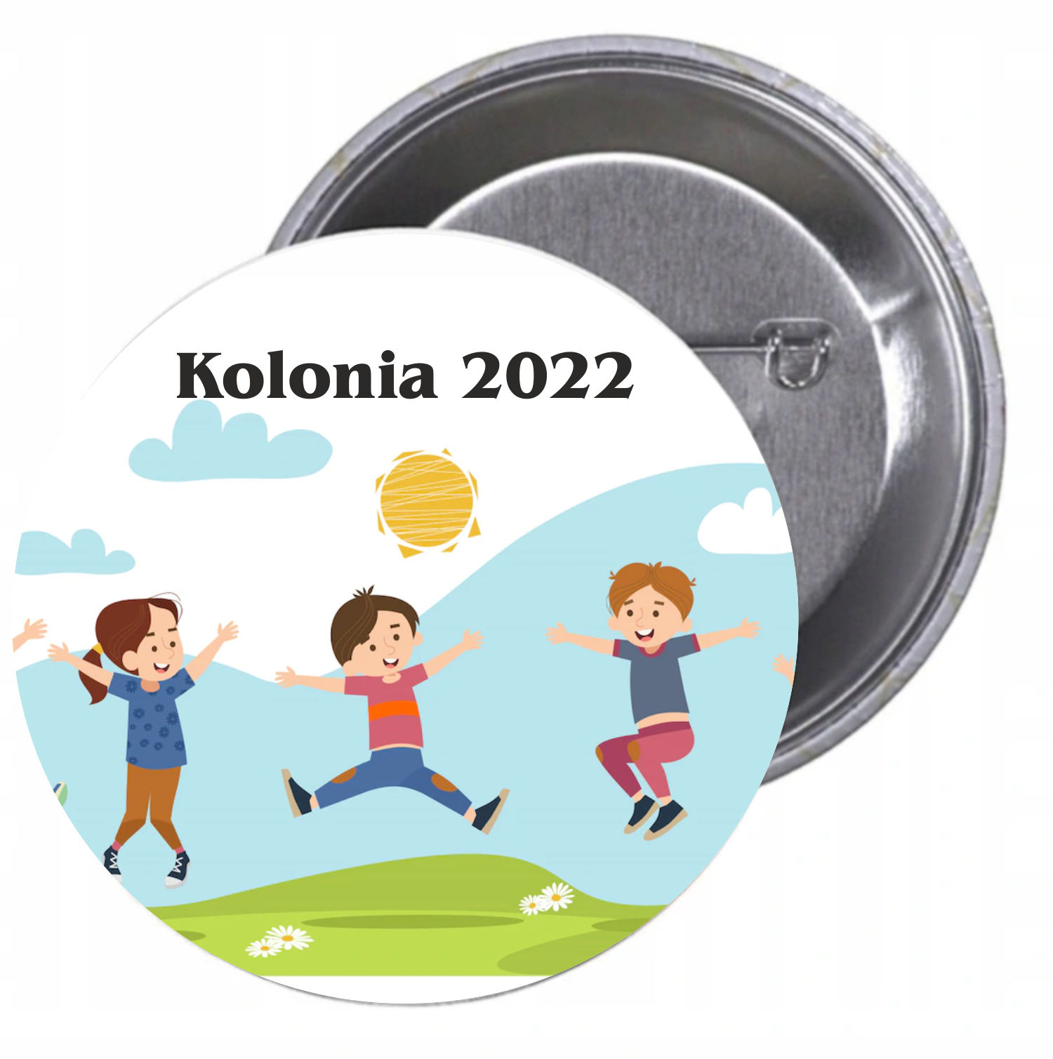 Przypinki buttony KOLONIA 2022 TANIO