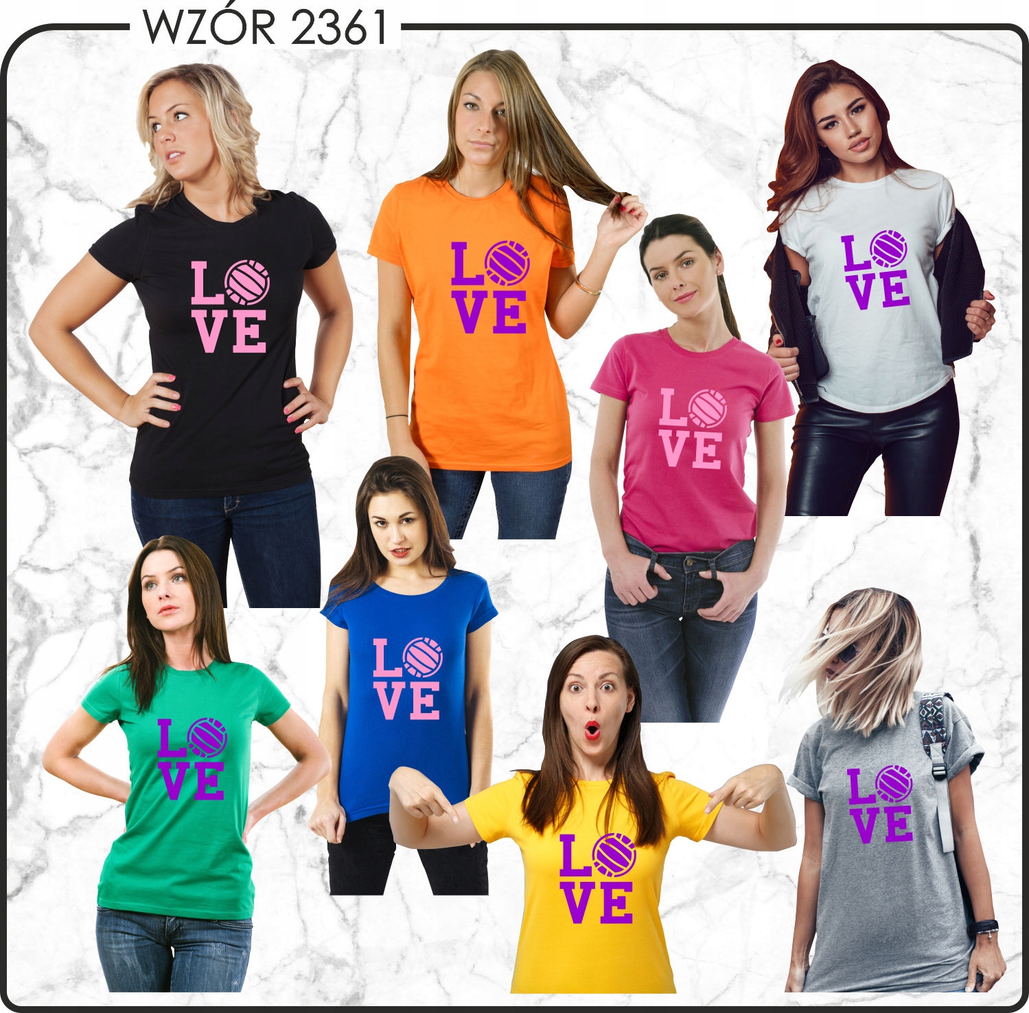 Koszulka T-shirt z nadrukiem dla DZIEWCZYNY SPORT