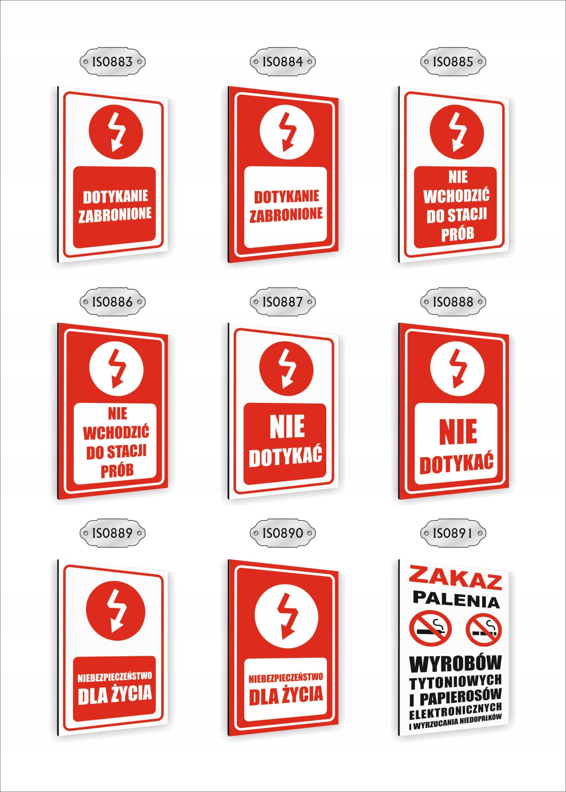 Tabliczka znak informacyjny dibond nadruk UV 30x20 ZAKAZ PARKOWANIA