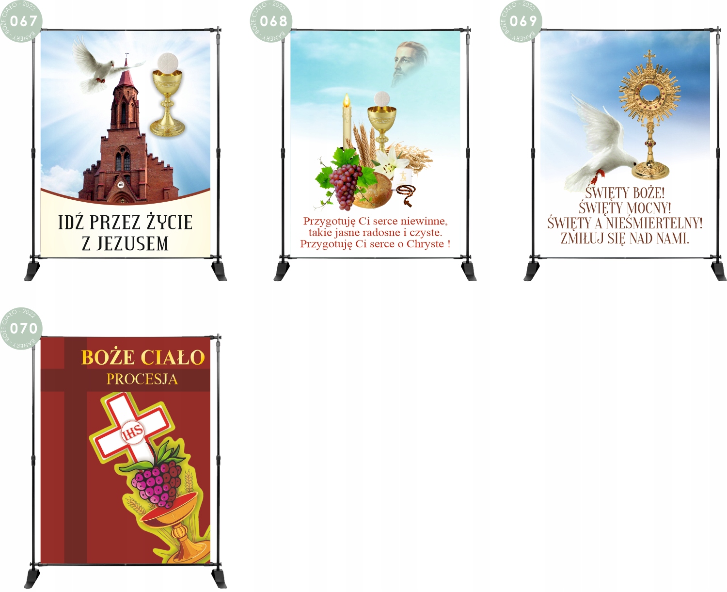 BANER NA BOŻE CIAŁO dekoracja OŁTARZA 200x150cm