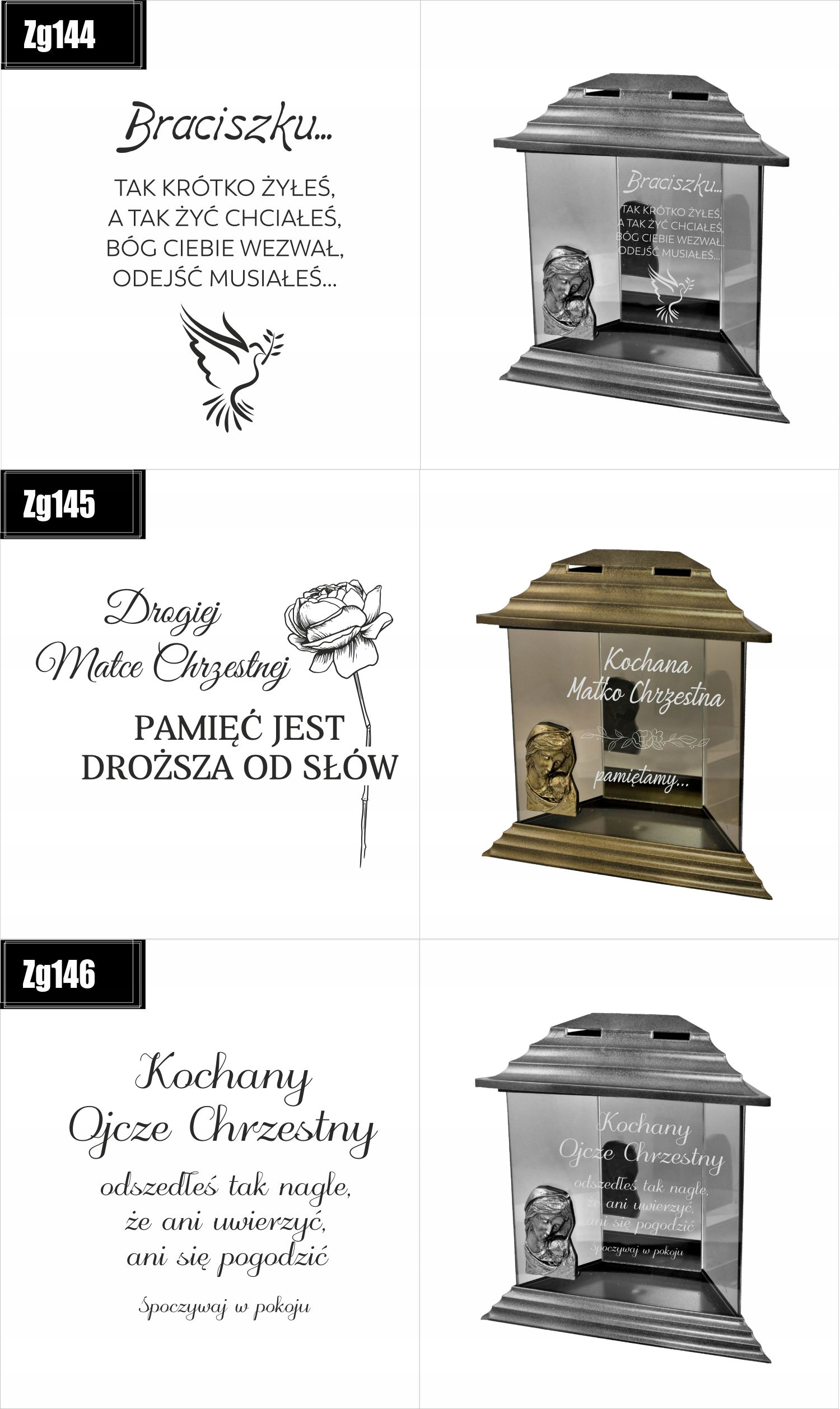 ZNICZ z dedykacją GRAWEREM dla Przyjaciela Kolegi