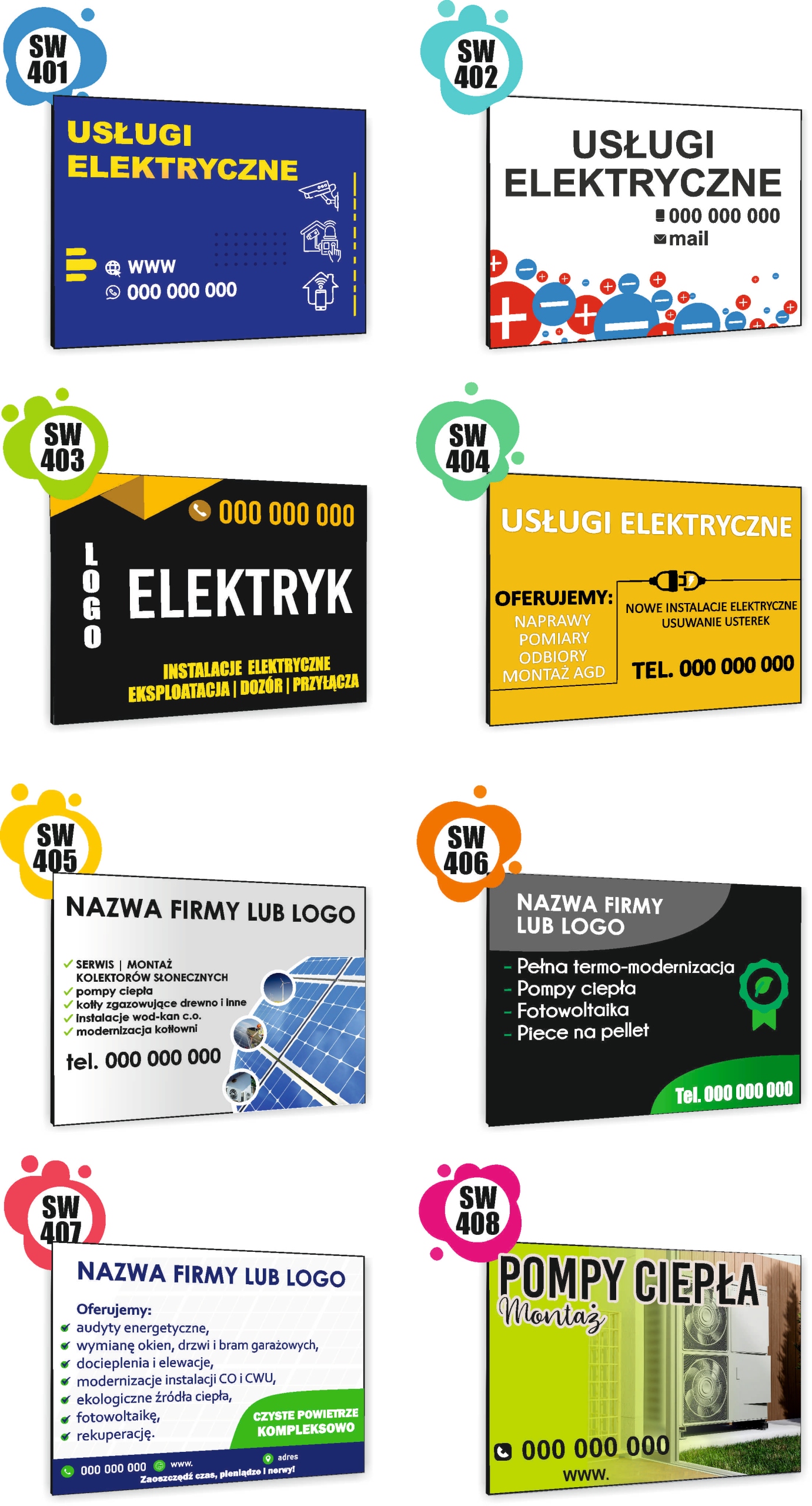 TABLICZKA REKLAMOWA szyld z dibondu nadruk 40x30 cm jaja wiejskie