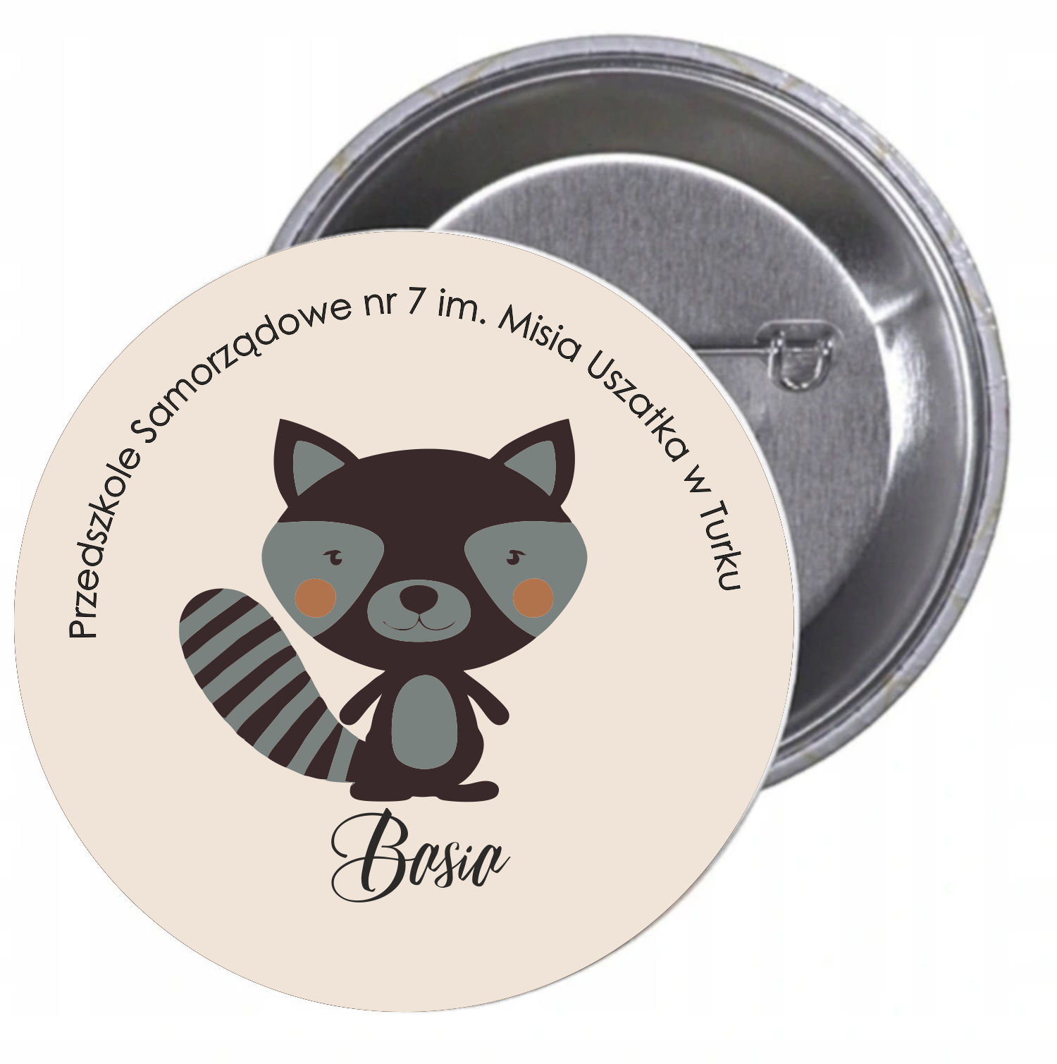 Przypinki buttony przedszkole-twój tekst