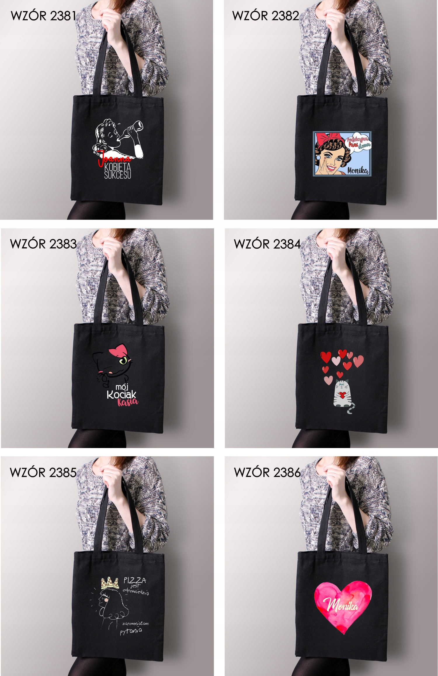 Eko Torba z nadrukiem JA SIĘ NIE OBRAŻAM