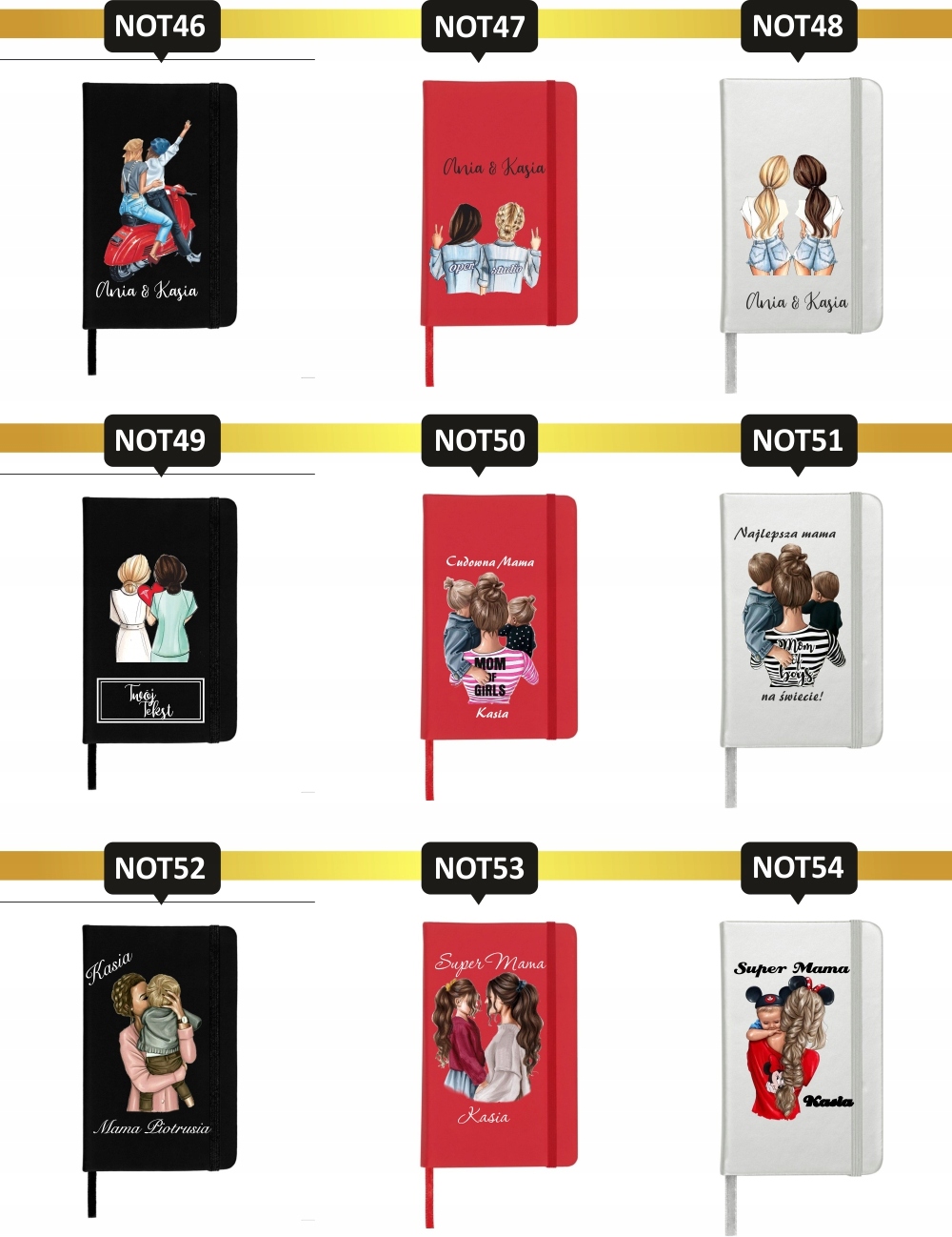 Notes A5 SALON KOSMETYCZNY personalizacja nadruk