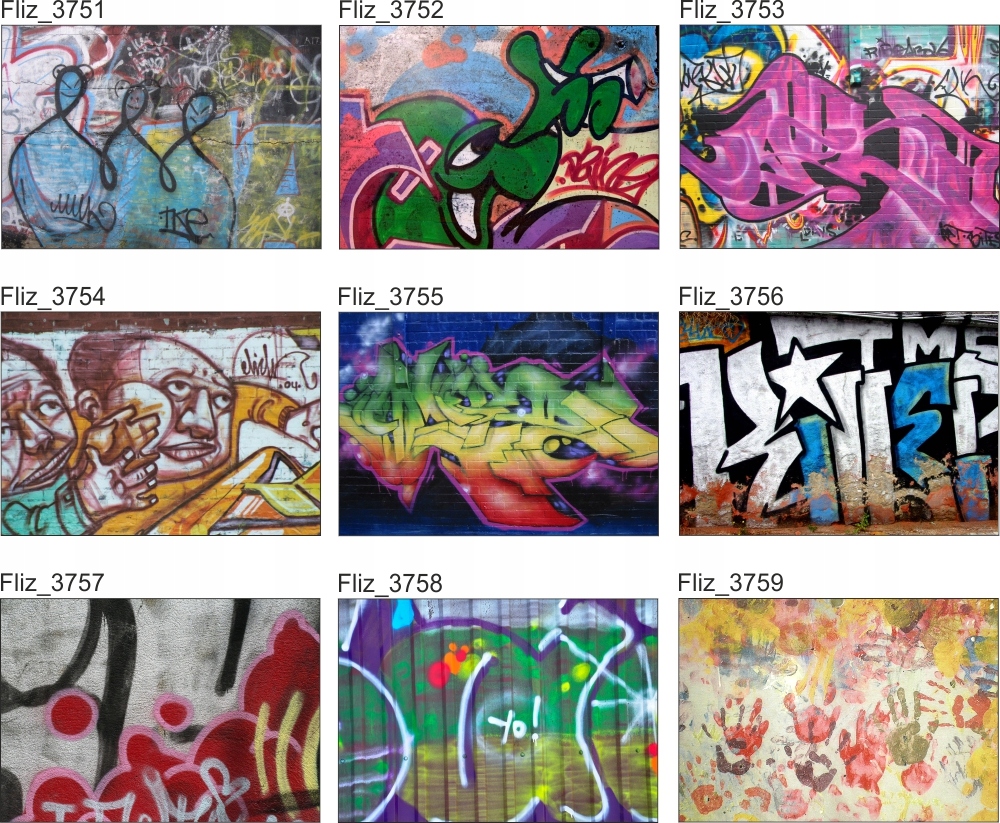 FOTOTAPETA RYSUNEK SPRAY GRAFFITI MUR 200x130