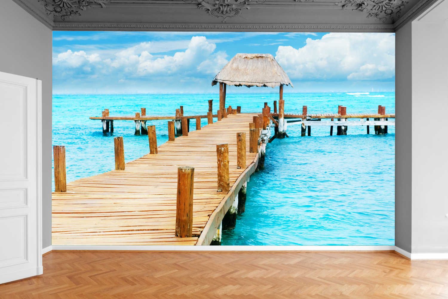 Fototapeta RAJSKI MOST DREWNIANY OCEAN 390x280