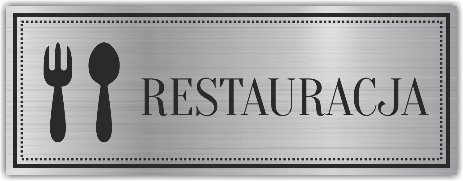 Tabliczka Grawerowana RESTAURACJA STOŁÓWKA