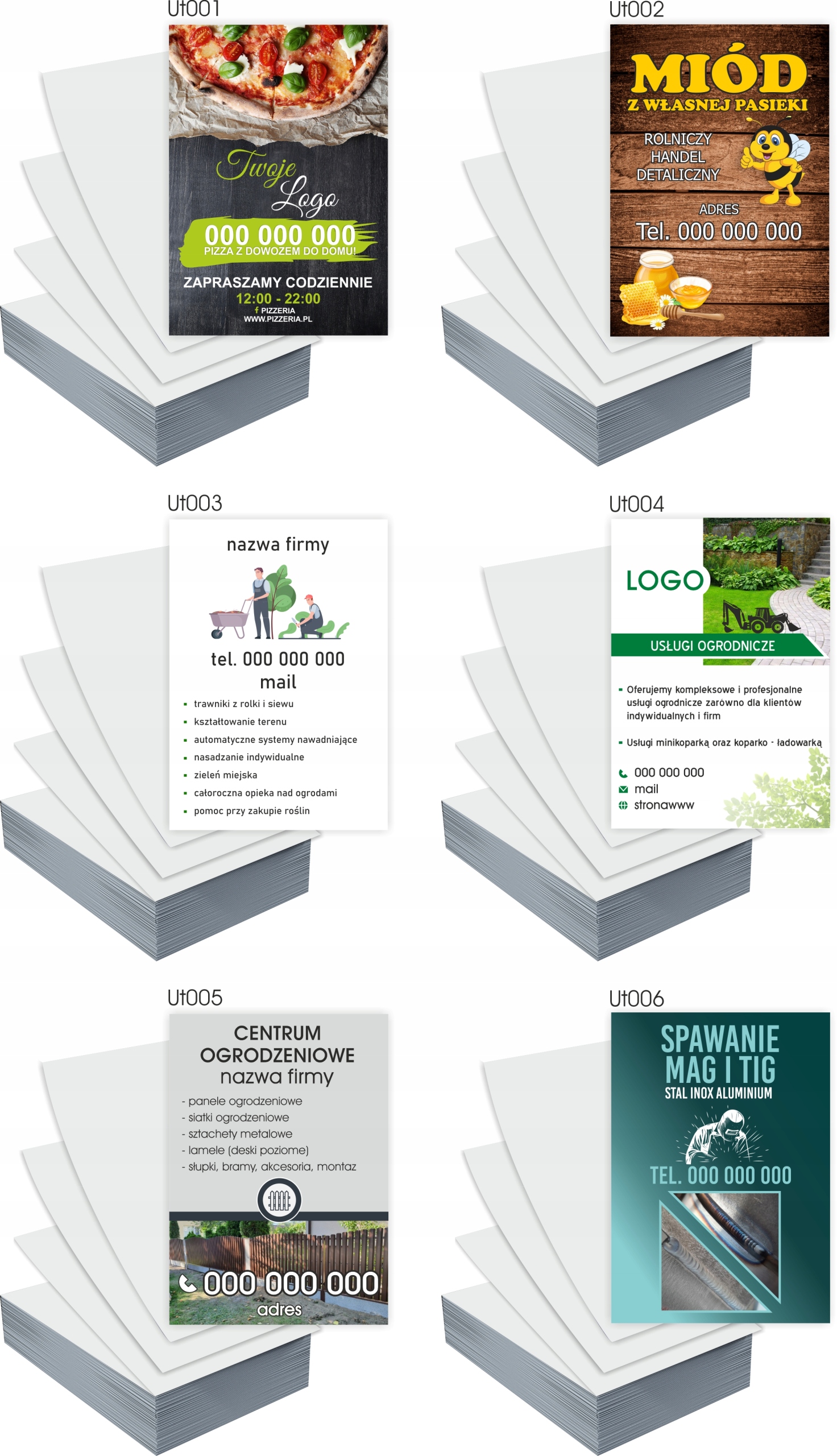 Ulotki A6 reklamowe firmowe PRANIW DYWANÓW GOTOWY PROJEKT GRATIS 100 szt