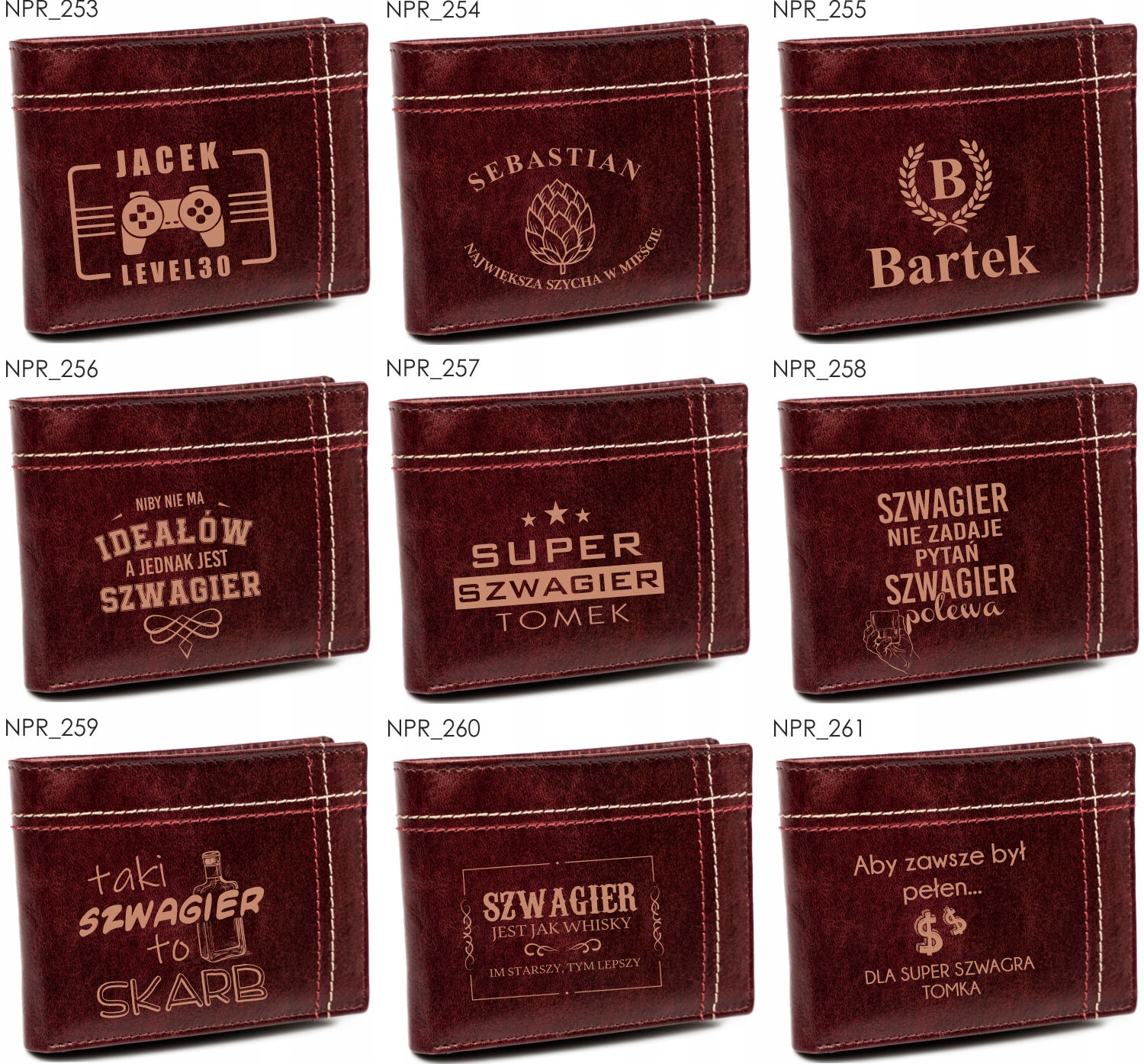 Portfel grawer ELEKTRYK fajny prezent +IMIĘ tanio