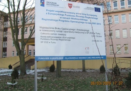 TABLICA UNIJNA informacyjna PROW blacha/PCV