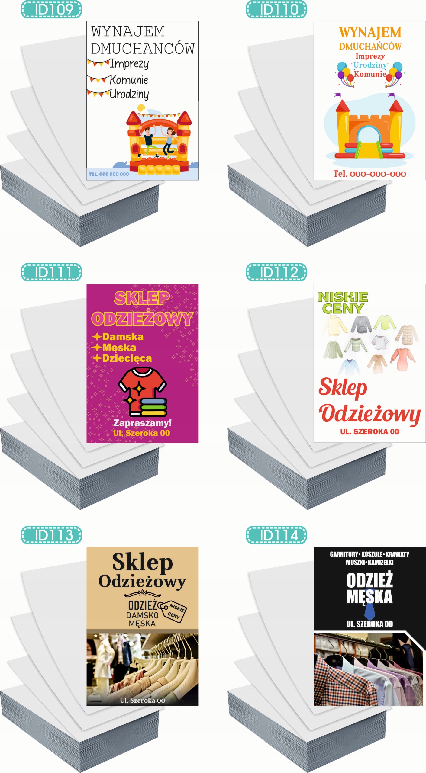 Ulotki A5 reklamowe firmowe 1000 szt projekt w cenie CATERING OBIADY DOMOWE