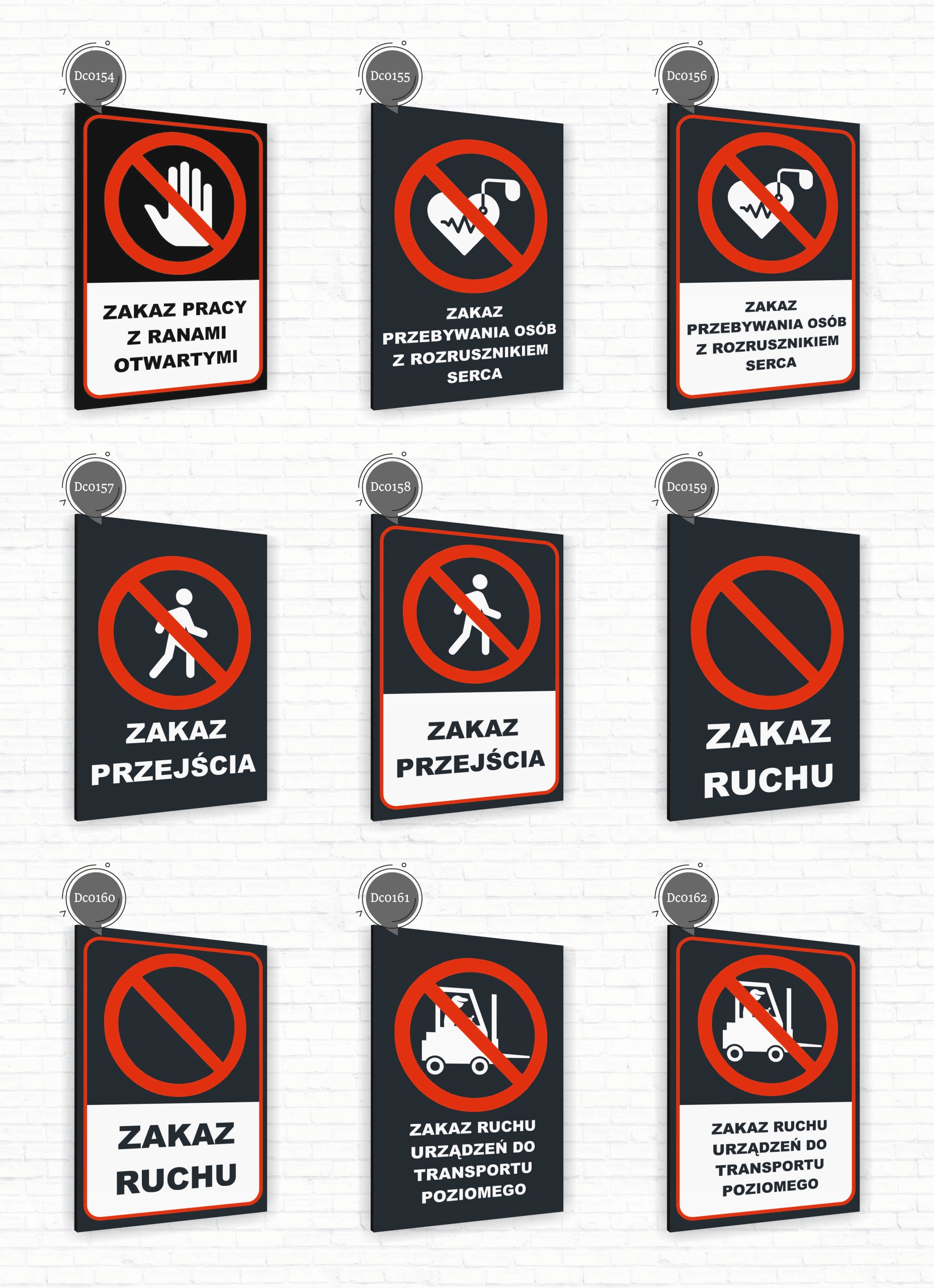 Tabliczka znak informacyjny 20x15 Antracyt ZAKAZ UŻYWANIA WINDY POŻAR