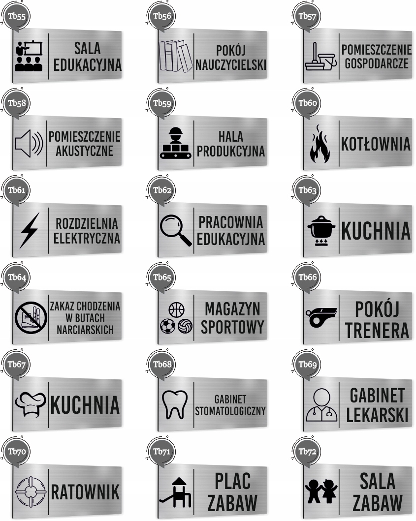 Tabliczka Tablica informacyjna oznaczenie BASEN Piktogram Aluminium