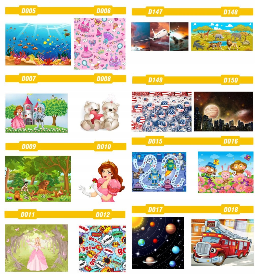 FOTOTAPETA dla dzieci zoo safari żyrafa słoń misiu