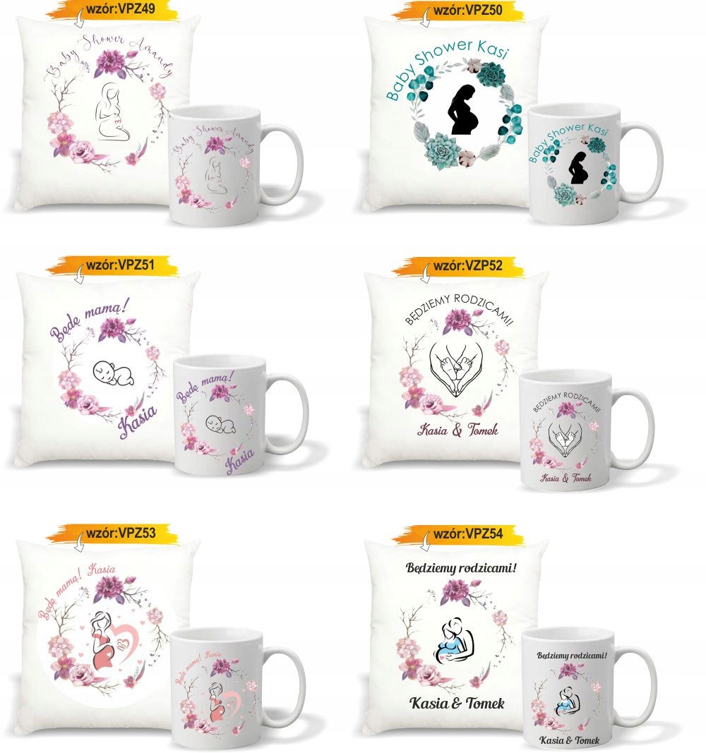 foto PODUSZKA KUBEK PREZENT na Baby Shower