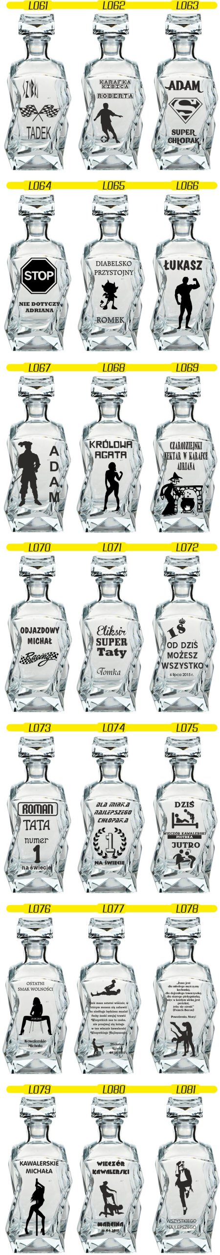 KARAFKA z grawerem prezent dla DZIADKA dedykacja