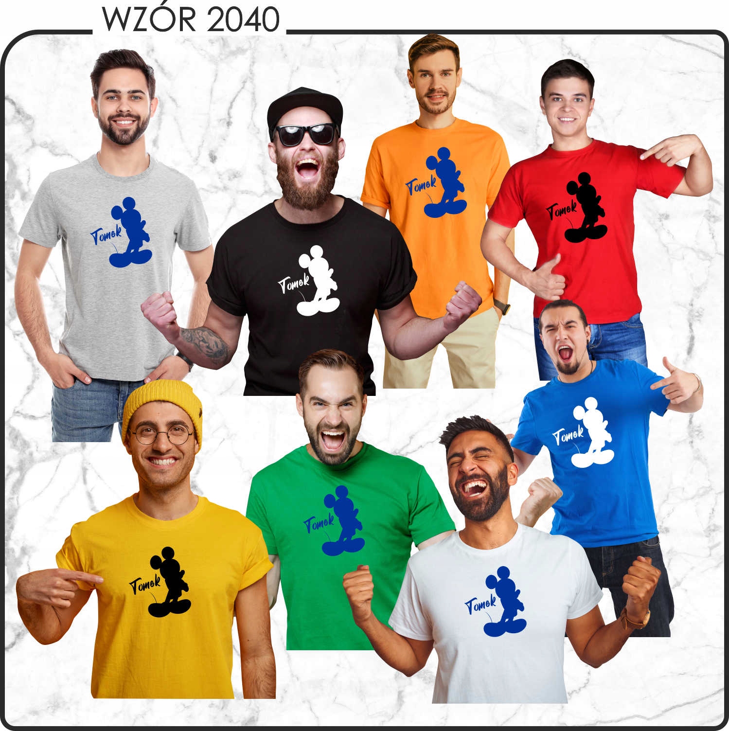 KOSZULKA z nadrukiem PREZENT dla męża MĄŻ