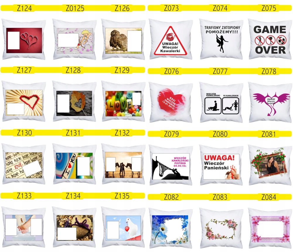 prezent NA dzień chłopaka męża FOTO poduszka