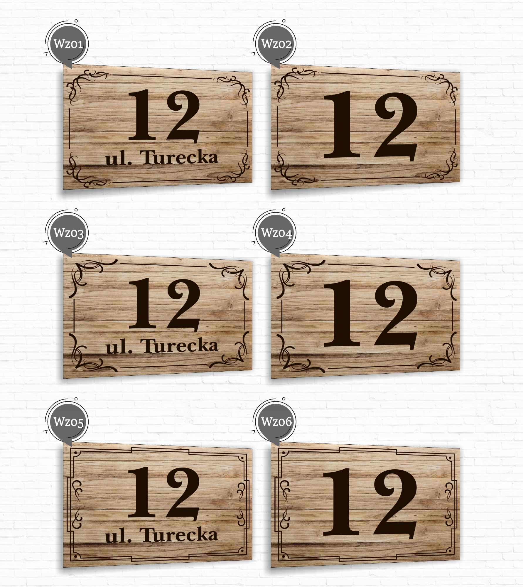 Tabliczka Tablica ADRESOWA ALUMINIOWA Numer domu posesji cyfry ulica 40x30