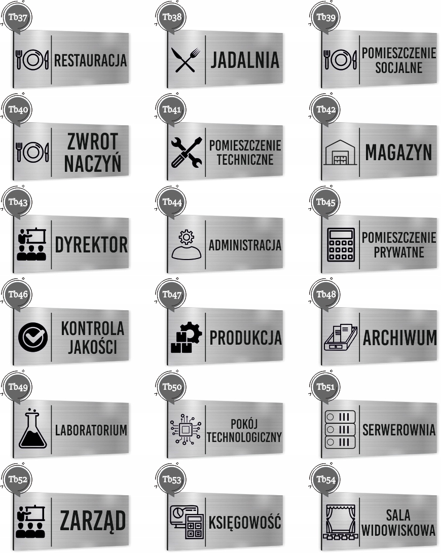 Tabliczka oznaczenie SZATNIA MĘSKA Tablica informacyjna Piktogram Aluminium